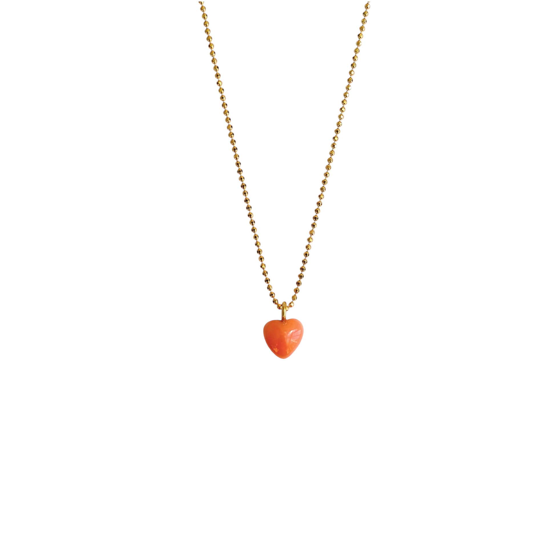 Love Coral Heart Mini