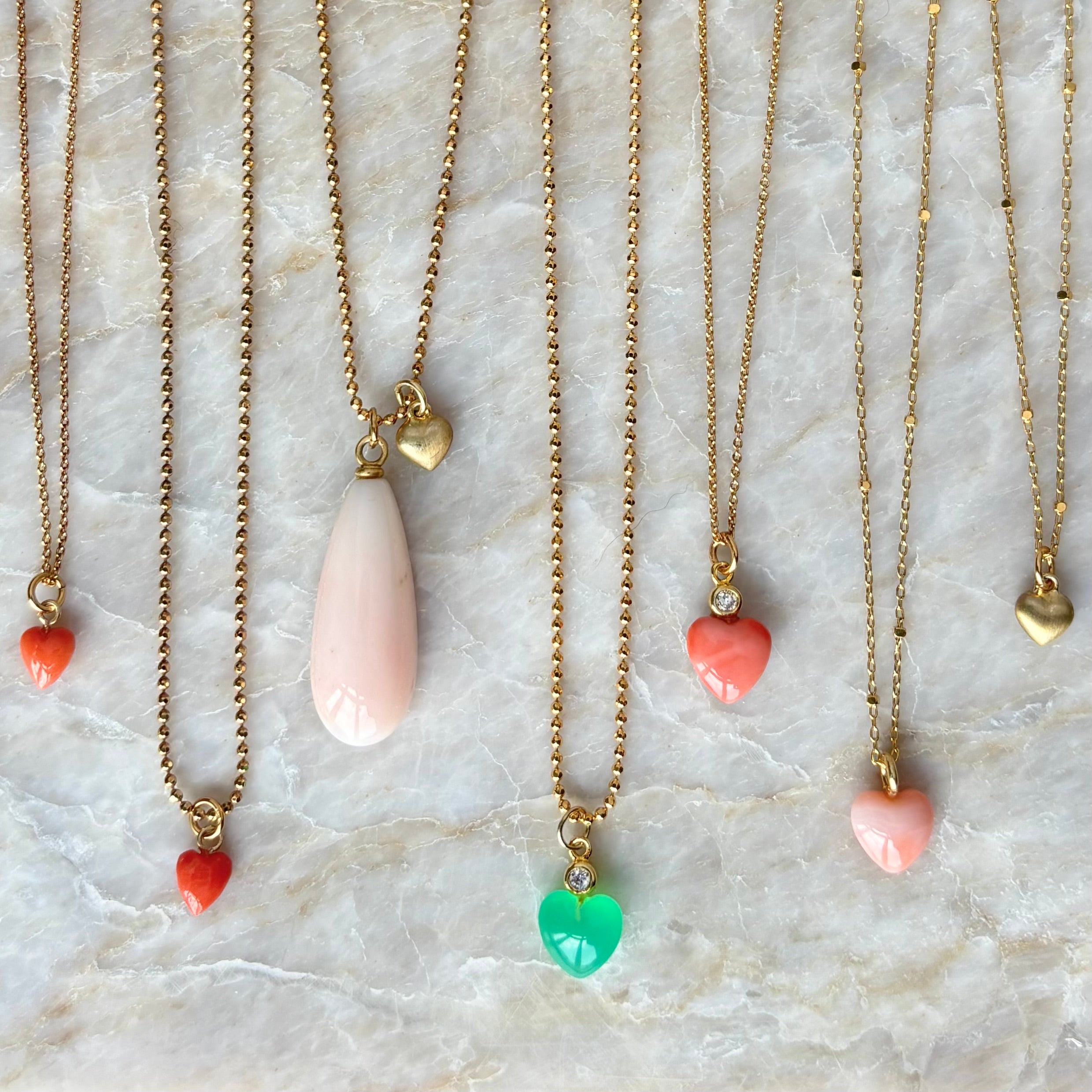 Love Coral Drop by Julie Wettergren