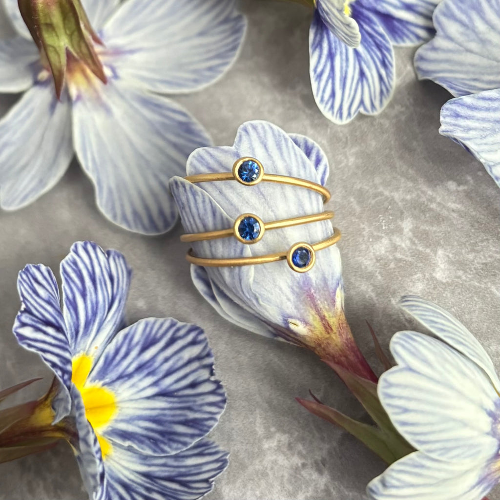 Twiggy Blue Sapphire by Julie Wettergren