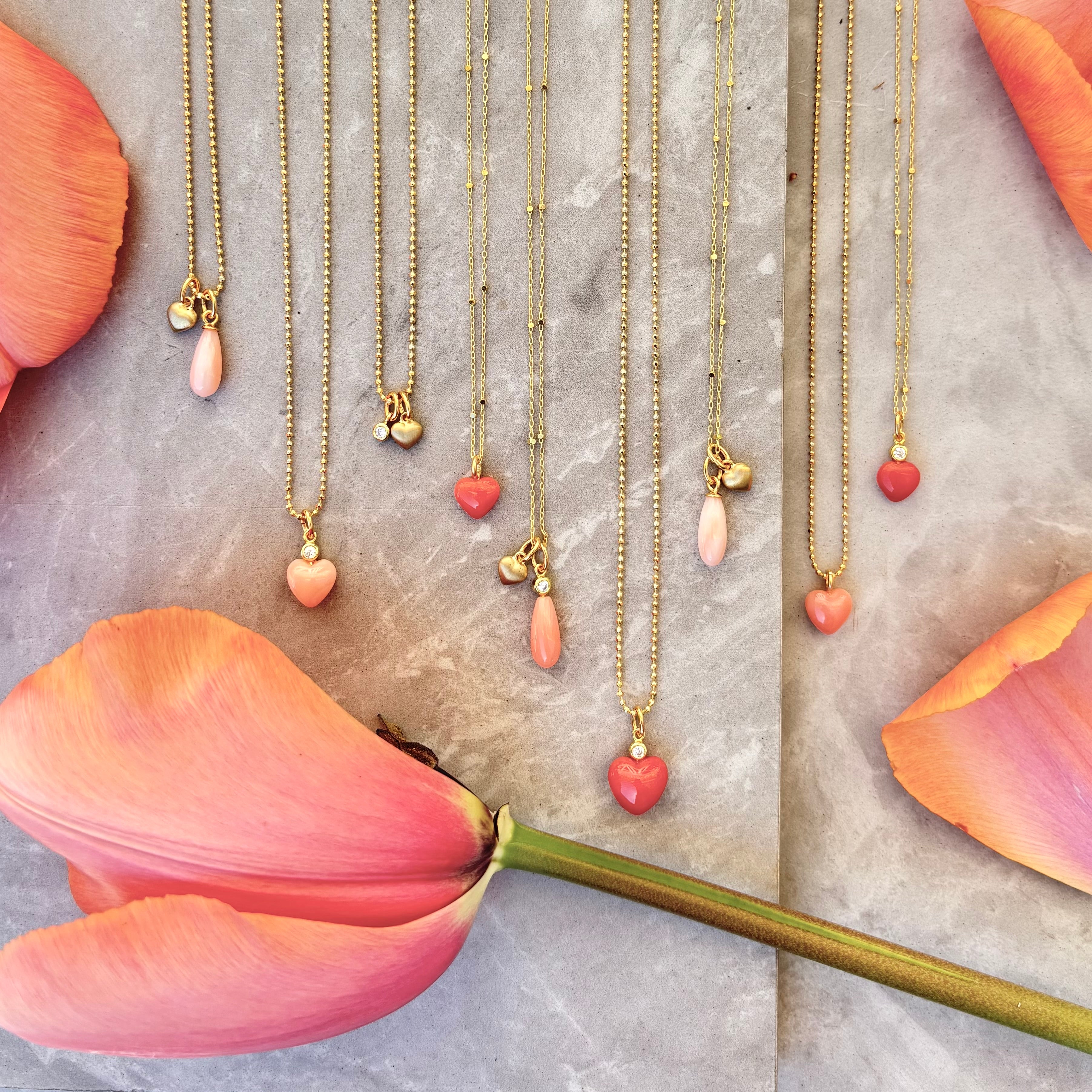 Love Coral Drop Peach by Julie Wettergren