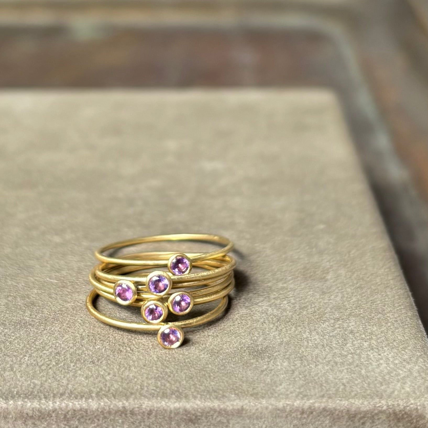 Twiggy Purple Sapphire by Julie Wettergren