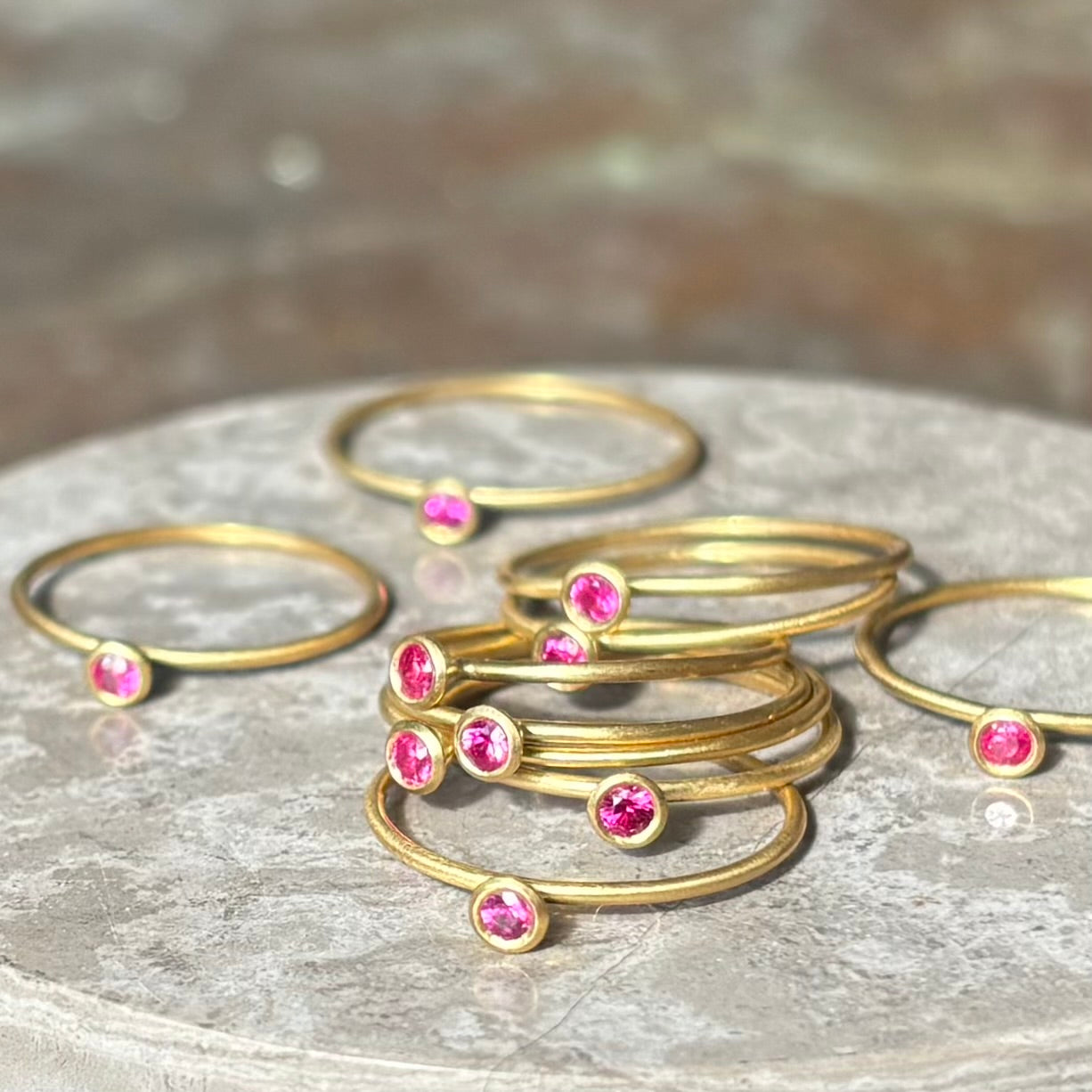 Twiggy Pink Ruby by Julie Wettergren