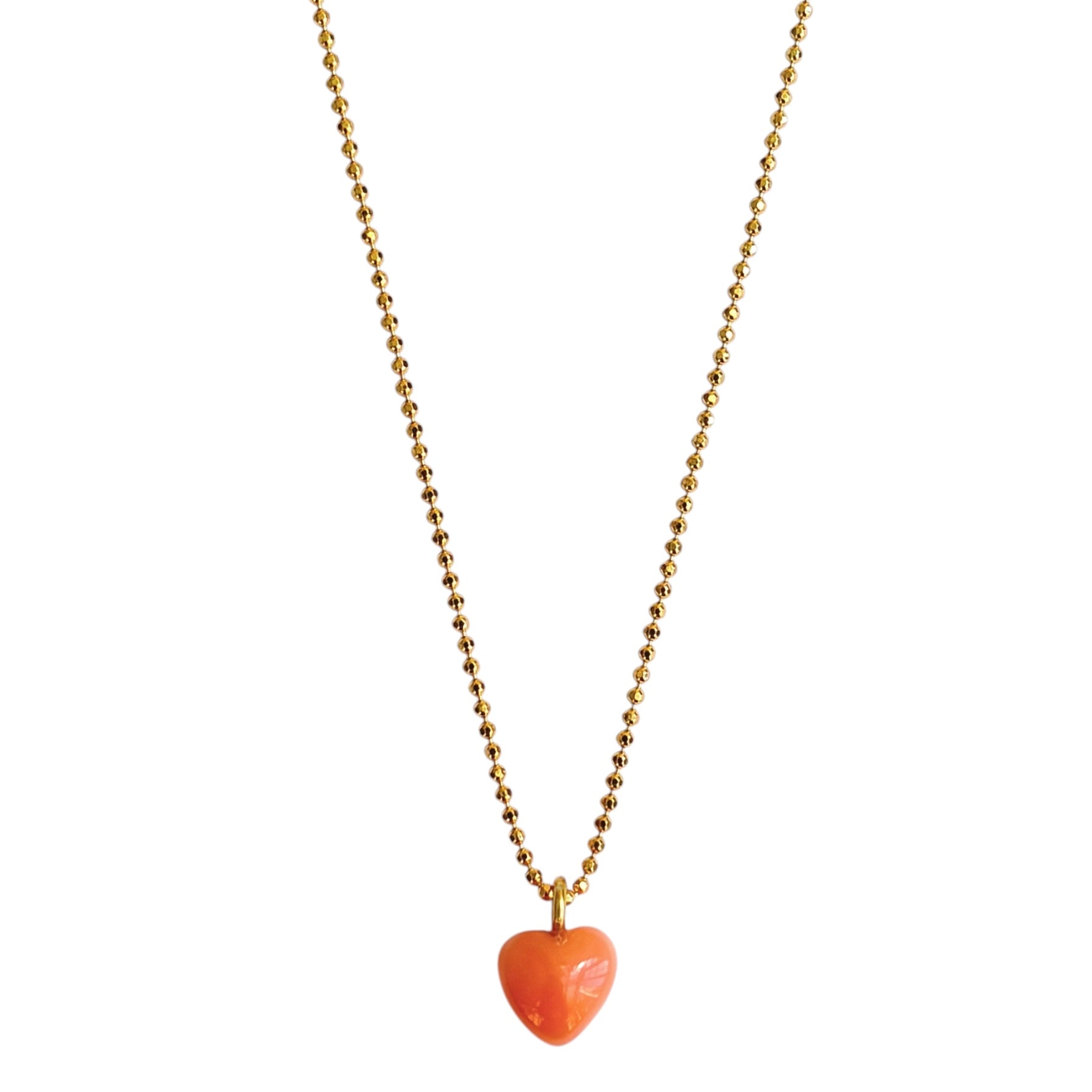 Love Coral Heart Mini