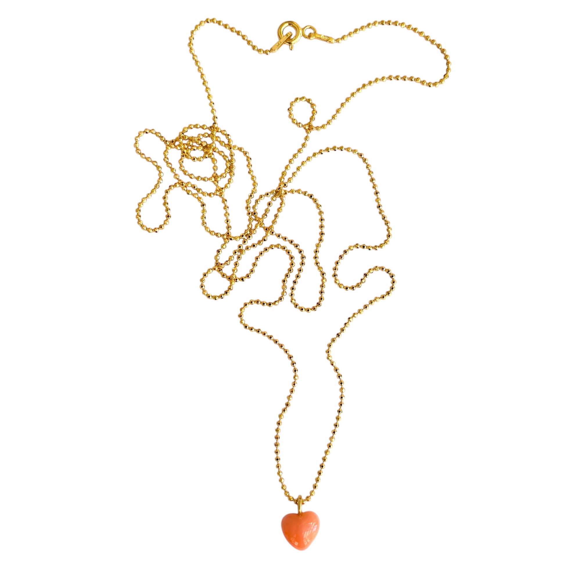 Love Coral Heart Mini