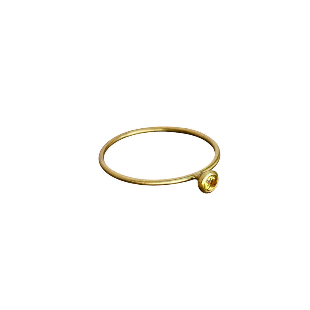 Twiggy Yellow Sapphire by Julie Wettergren
