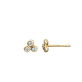 Diamond Trio Stud Earrings